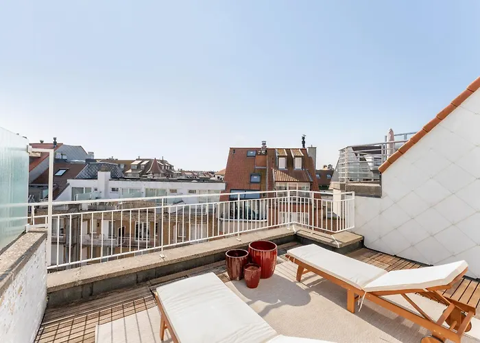 Romantisch Luxe Penthouse Met 2 Zonneterrassen Appartement Knokke-Heist